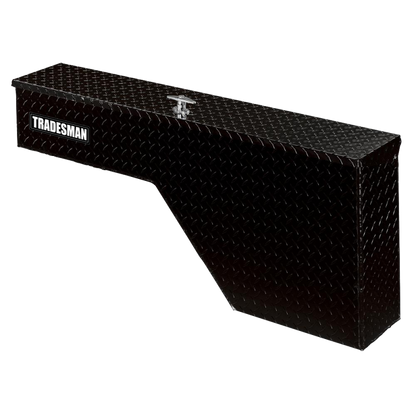 Tradesman Aluminum Fender Well Truck Tool Box (48in.) - Black Tradesman