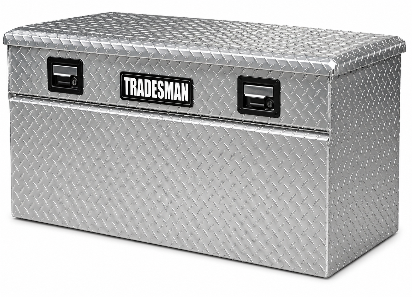 Tradesman Aluminum Flush Mount Truck Tool Box Full/Wide (60in.) - Brite