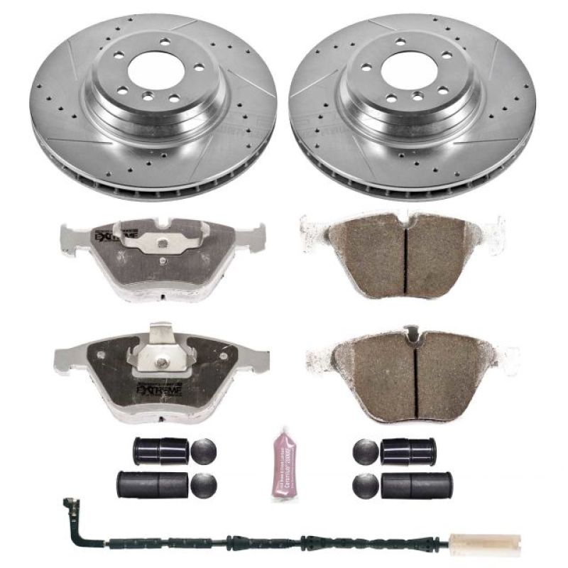 Power Stop 2009 BMW 335d Front Z26 Street Warrior Brake Kit PowerStop