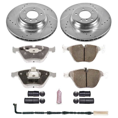 Power Stop 2009 BMW 335d Front Z26 Street Warrior Brake Kit PowerStop