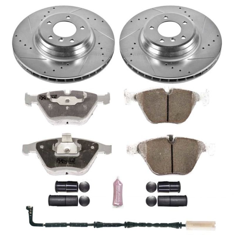 Power Stop 2009 BMW 335d Front Z26 Street Warrior Brake Kit