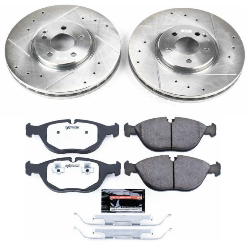 Power Stop 04-05 Mercedes-Benz E500 Front Z26 Street Warrior Brake Kit PowerStop