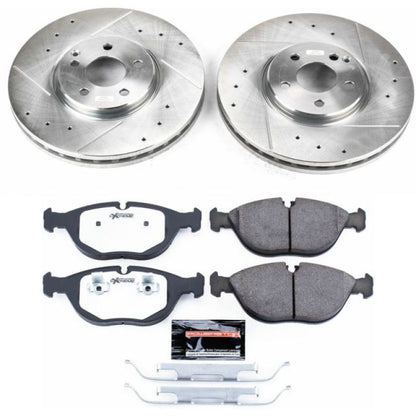 Power Stop 03-06 Mercedes-Benz S430 Front Z26 Street Warrior Brake Kit PowerStop