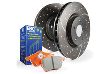 Load image into Gallery viewer, EBC Stage 8 OrangeStuff Brake Pads and GD Rotors Kit - S8KF1016