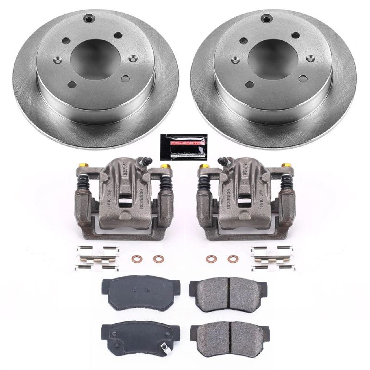 Power Stop 99-01 Hyundai Sonata Front & Rear Z17 Evolution Geomet Coated Brake Kit