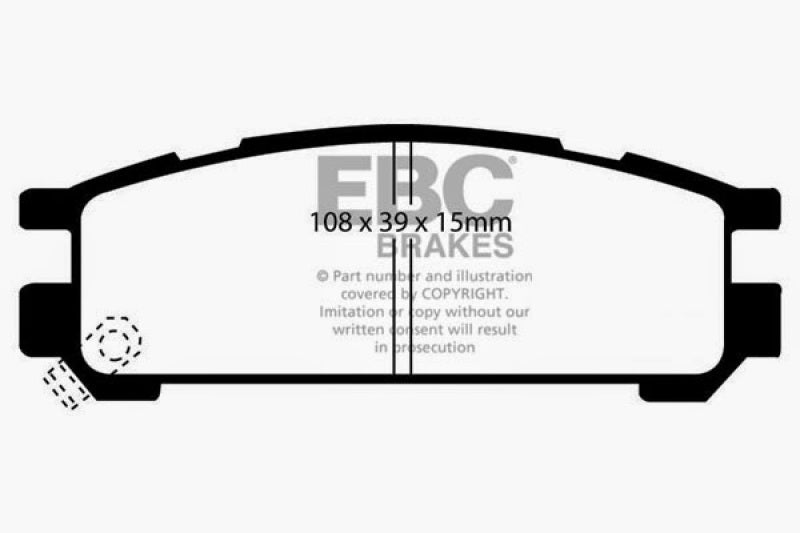 EBC GreenStuff Rear Brake Pads - DP2821