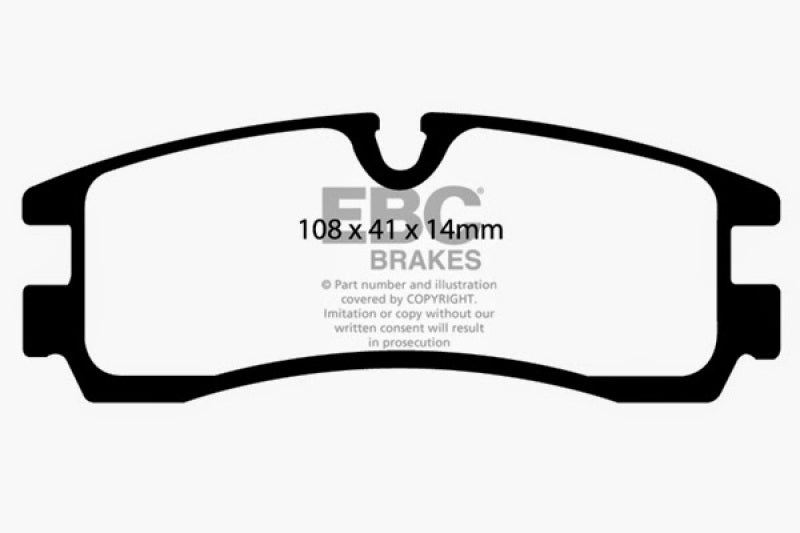 EBC Ultimax2 Rear Brake Pads - UD754 EBC