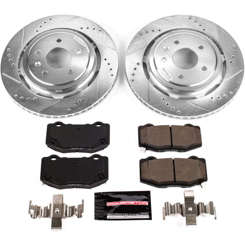 Power Stop 12-13 Audi A6 Front and Rear Semi-Coated Rotor Kit