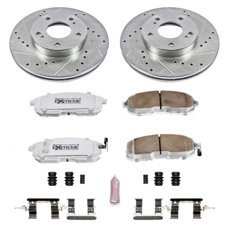 Power Stop 96-99 Infiniti I30 Front Z26 Street Warrior Brake Kit PowerStop
