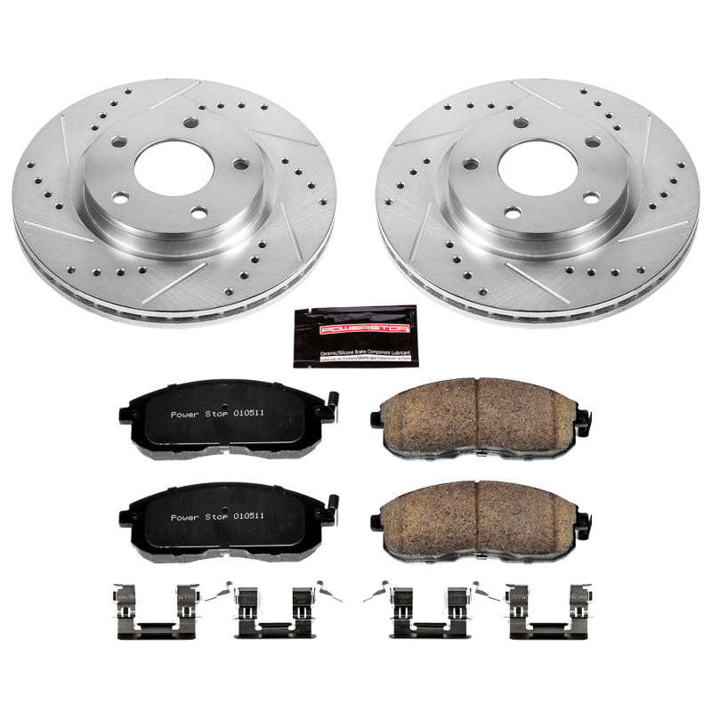 Power Stop 13-19 Nissan Sentra Front and Rear Z23 Evolution Brake Kit