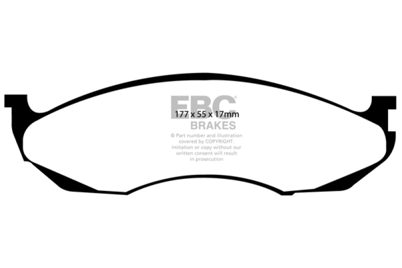 EBC Ultimax2 Front Brake Pads - UD477