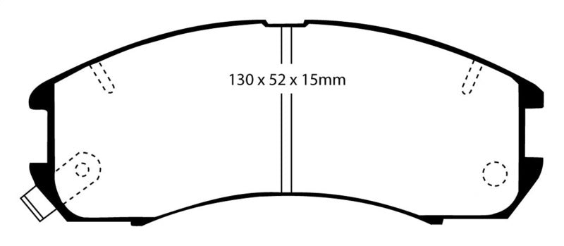 EBC RedStuff Front Brake Pads - DP3705C EBC