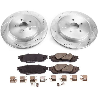 Power Stop 16-18 Lexus RX350 Rear Z23 Evolution Sport Brake Kit PowerStop