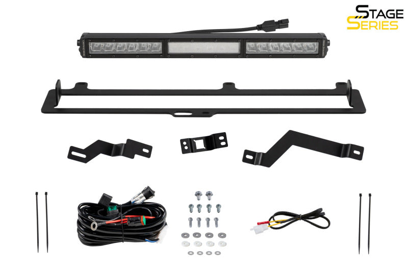 Diode Dynamics 2022+ Toyota Tundra White Combo TRD Pro Grille Light Bar Kit Diode Dynamics