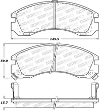 Load image into Gallery viewer, StopTech Premium Ceramic Front Brake Pads - 308.05301