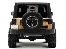 Load image into Gallery viewer, Raxiom 07-18 Jeep Wrangler JK Axial Series Trident LED Tail Lights- Blk Housing (Clear Lens)