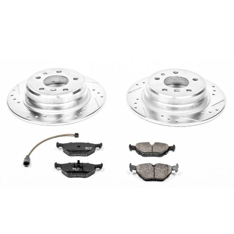 Power Stop 90-95 BMW 525i Rear Z23 Evolution Sport Brake Kit PowerStop