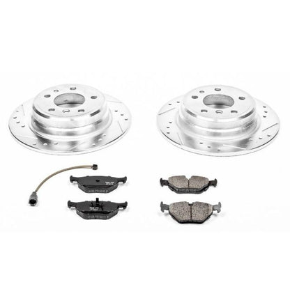 Power Stop 90-95 BMW 525i Rear Z23 Evolution Sport Brake Kit PowerStop