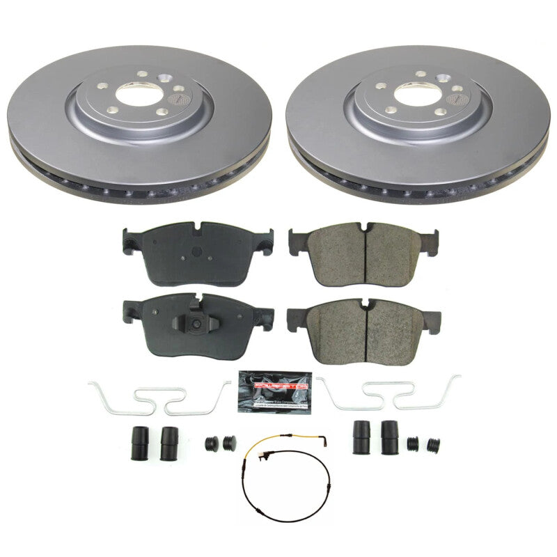 Power Stop 17-20 Jaguar F-Pace Front Z23 Coated Brake Kit