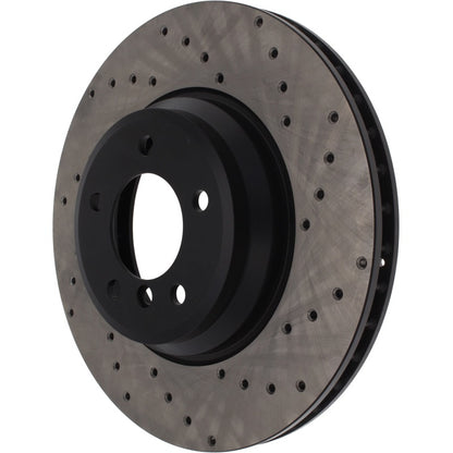 StopTech 07-13 BMW 3 Series Cryo Drilled Sport Left Front Rotor Stoptech