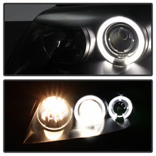 Load image into Gallery viewer, Spyder Ford Mustang 99-04 Projector Headlights LED Halo Blk Smke PRO-YD-FM99-1PC-AM-BSM