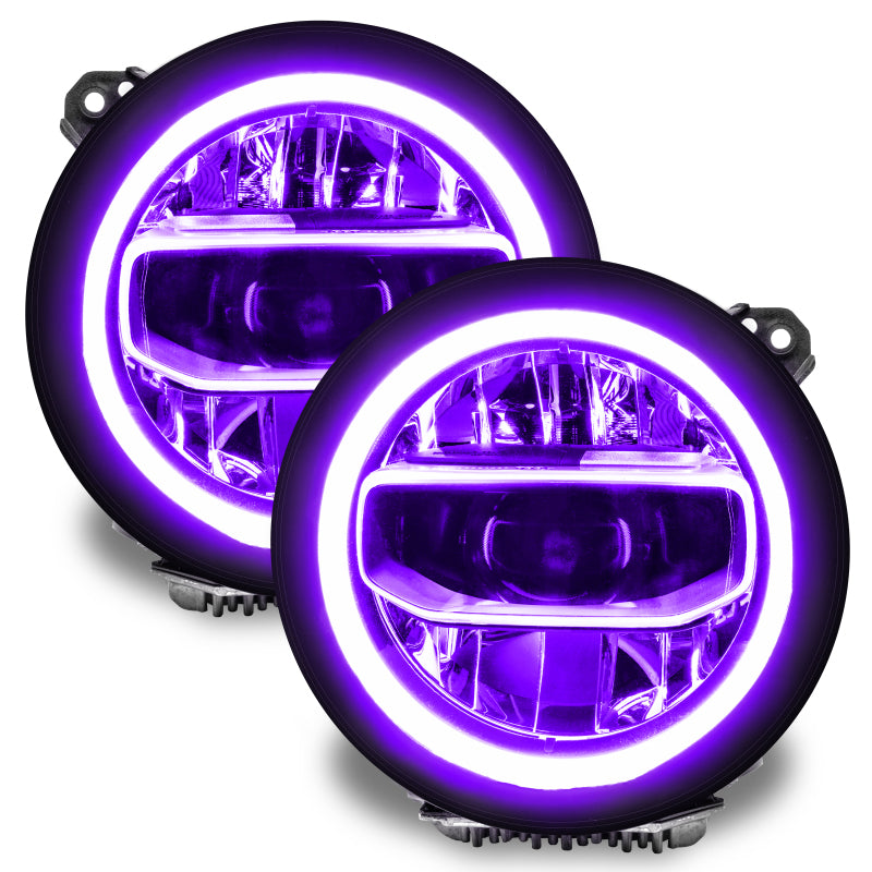 Oracle Jeep Wrangler JL/JT RGB+W Headlight DRL Upgrade Kit - ColorSHIFT w/ Simple Controller ORACLE Lighting