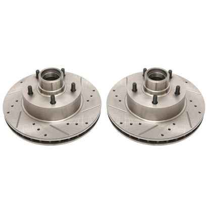 Power Stop 1990 Chevrolet Caprice Front Evolution Drilled & Slotted Rotors - Pair PowerStop