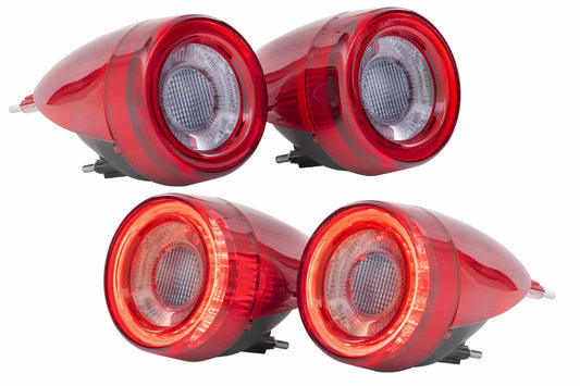 Morimoto XB LED Tail Lights: Ferrari F430 (05-10 / Red Lens / Set) Morimoto