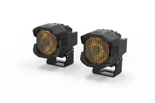 Morimoto 1Banger HXB LED Pods (Flood / Yellow / Set) Morimoto