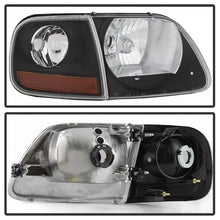 Load image into Gallery viewer, xTune 97-03 Ford F-150 4pc OEM Style Headlights w/Corner - Black (HD-JH-FF15097-L-SET-BK)