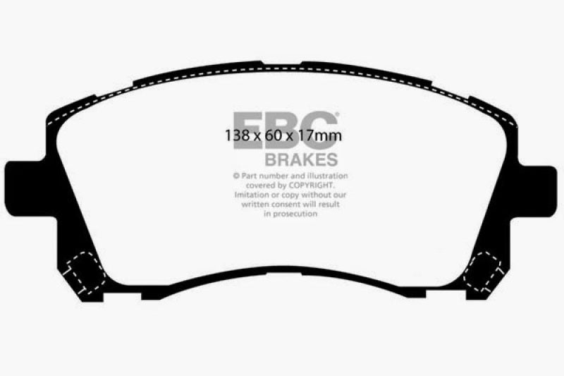 EBC BlueStuff Front Brake Pads - DP51134NDX EBC