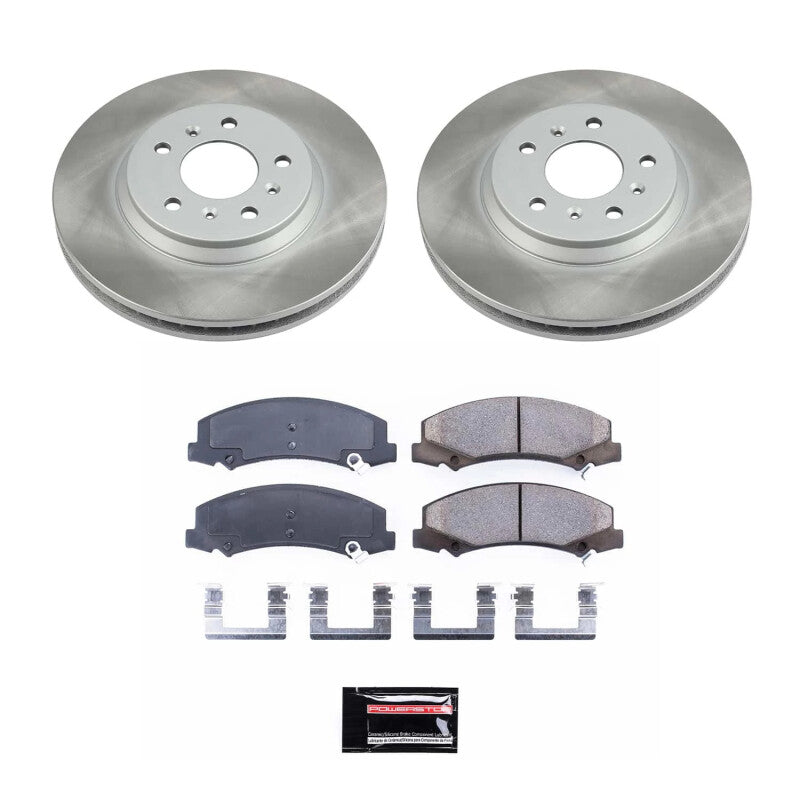 Power Stop 06-07 Chevrolet Monte Carlo Front Semi-Coated Rotor Kit PowerStop