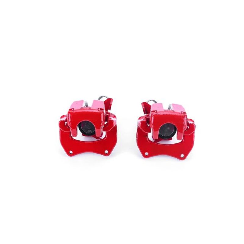 Power Stop 00-04 Audi A6 Quattro Rear Red Calipers w/Brackets - Pair PowerStop