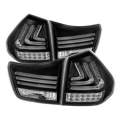 Spyder Lexus RX330/RX350 04-09 LED Tail Lights Black ALT-YD-LRX04-LED-BK SPYDER
