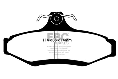 EBC RedStuff Rear Brake Pads - DP31197C EBC
