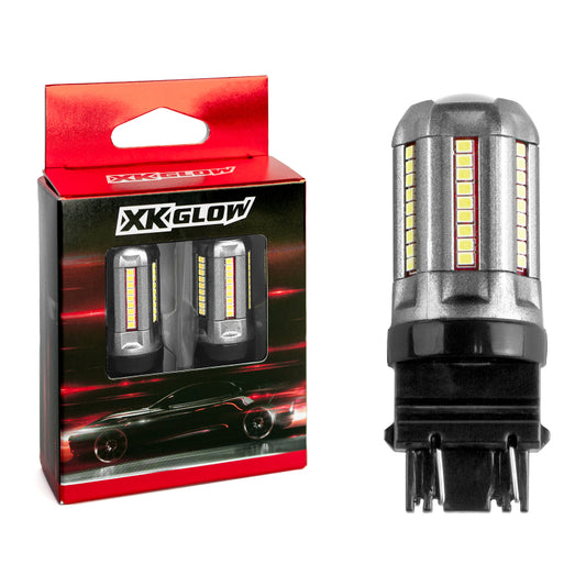 XKGlow 2pc White 3157 Auto Bulb - Part XK3157-W
