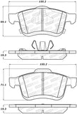 StopTech Premium Ceramic Front Brake Pads - 308.17210