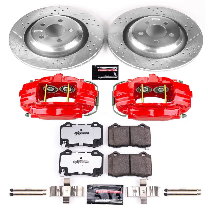 Power Stop 05-10 Chrysler 300 Rear Z26 Street Warrior Brake Kit w/Calipers PowerStop
