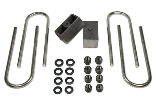 Tuff Country 2in Rear Block & U-Bolt Kit – 1973–1987 Chevy/GMC 3/4 Ton Truck 4WD (97008)