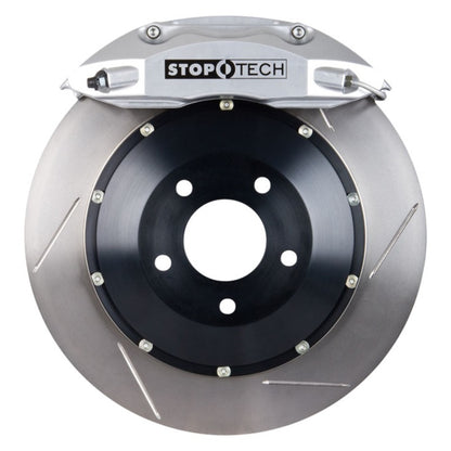 StopTech Porsche 911 05-10 Carrera Front BBK ST-40 Caliper Silver / 2pc Slotted 355x32mm Rotor Stoptech