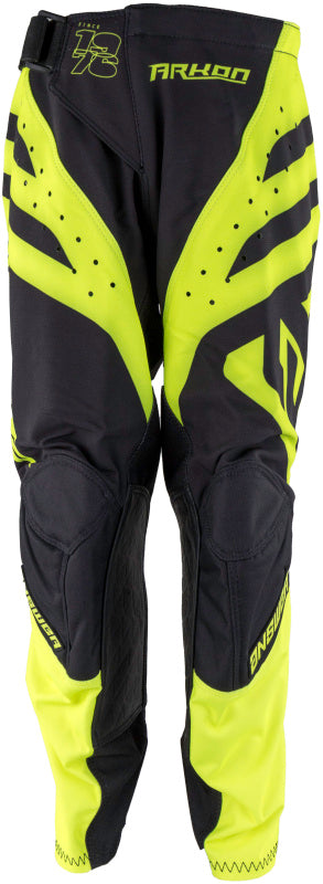 Answer 25 Arkon Nitrus Pants Black/Hyper Acid Youth Size - 18