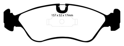 EBC YellowStuff Front Brake Pads - DP4760R EBC