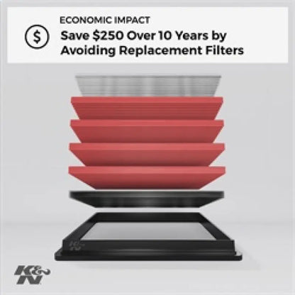 K&N Mazda CX-7 2.3L Turbo Drop In Air Filter K&N Engineering