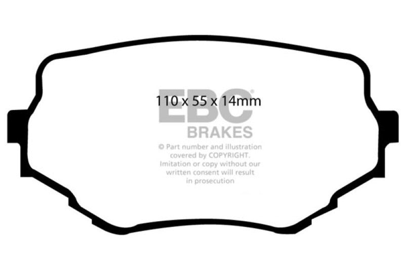 EBC GreenStuff Front Brake Pads - DP61099 EBC