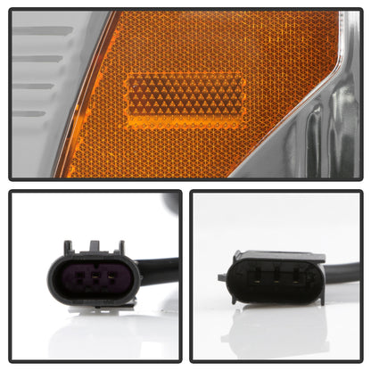 Spyder 17-18 Ford F250/F350/F450 Halogen Model Only -White Light Bar- Chrome- PRO-YD-FS17HALSI-C SPYDER