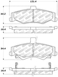 StopTech Street Disc Rear Brake Pads - 305.07500