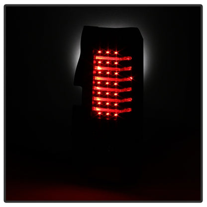 Xtune Hummer H3 06-09 ( Non H3T ) LED Tail Lights Black ALT-ON-HH306-LED-BK SPYDER