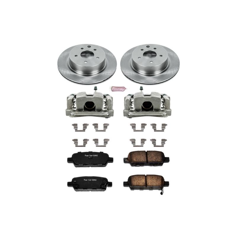 Power Stop 08-12 Infiniti EX35 Rear Autospecialty Brake Kit w/Calipers PowerStop