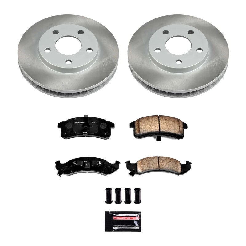 Power Stop 94-96 Pontiac Trans Sport Front Semi-Coated Rotor Kit PowerStop