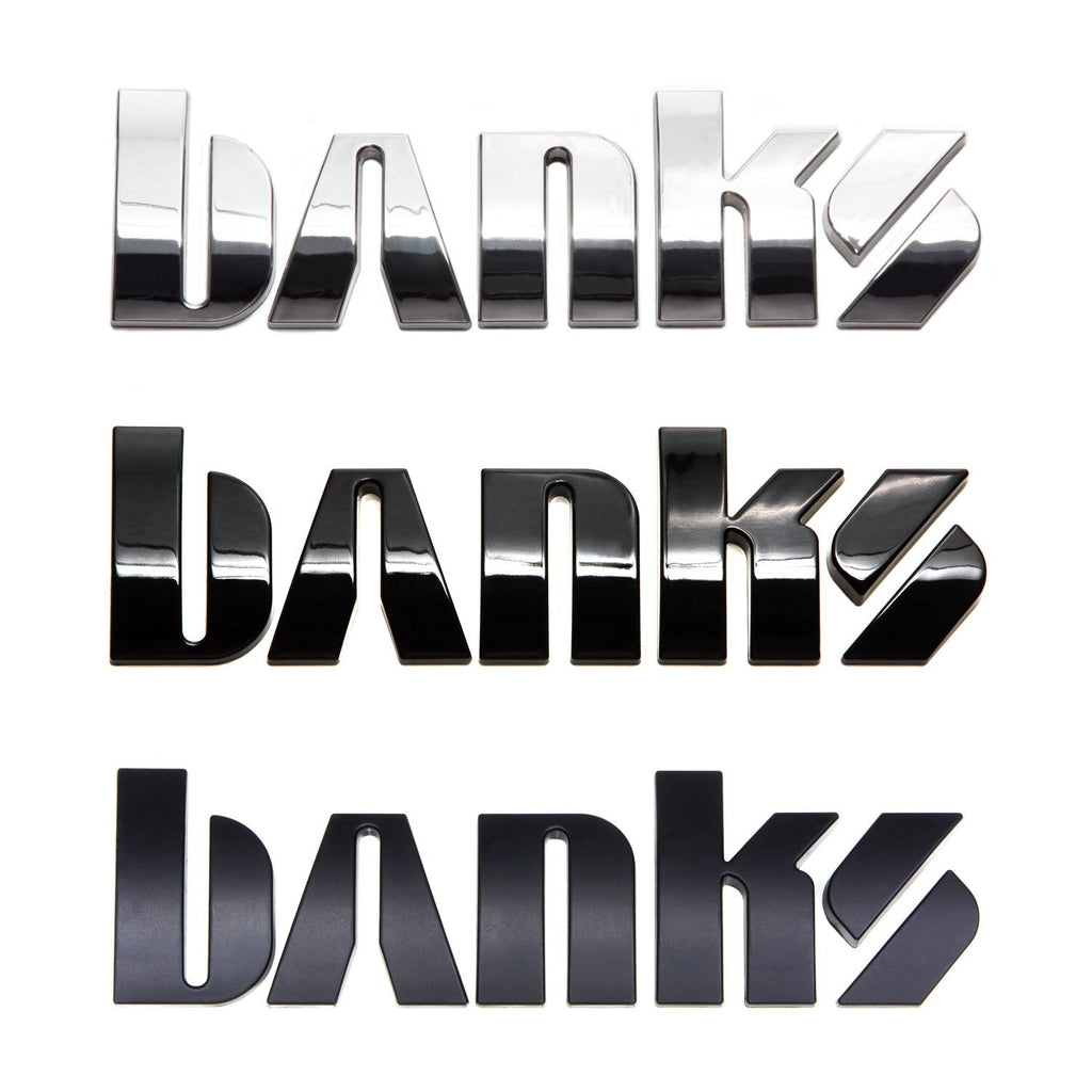 Banks Emblem Badge Kit - Chrome